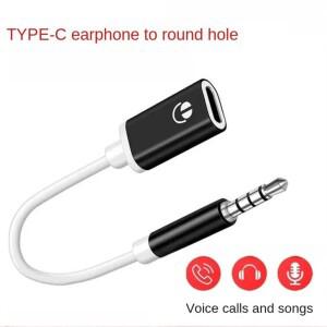 수-C 타입 암 헤드폰 Aux 케이블 변환기  이어폰 오디오 어댑터 C 타입-3.5mm 잭