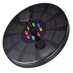 led 분수대 실외 연못 조명 잔디 태양열 방수 펌프 노즐 풍경 정원 거실 지름 장식