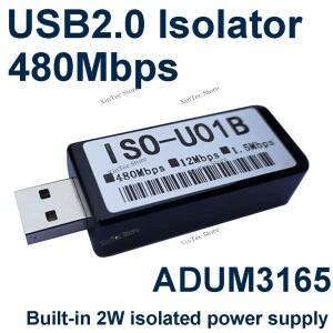 ADUM3165 USB 디지털 아이솔레이터 480Mbps 고속 전압 허브 DAC 디코더 오디오 제거 전류 사운드 카드
