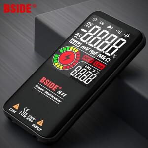 BSIDE 디지털 멀티미터 S10 S11 S20 스마트 DC AC 전압 커패시터 옴 다이오드 NCV Hz EMF 테스터 감지기 미