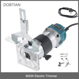 루터기 전기 트리머 목공 루터 핸드 밀링 30000RPM 전동 조각 공구, 800W, 렌치