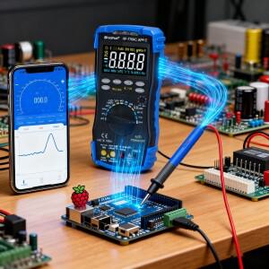 홀드피크 790A 디지털 멀티미터 - 6000 카운트 트루 RMS  자동 선택 및 범위  DC/AC 전압  전류  저항 측정