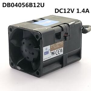 AVC 듀얼 전동 고속 폭력 부스트 냉각 팬용 원본 DB04056B12U 12V 1.4A 4056 4cm USB 플러그 서버 팬