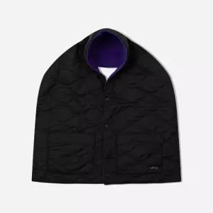 예일 YD10CE7010PU 밀리터리룩 야상 ONEMILE WEAR 패딩 포켓 케이프 블랙 퍼플 36033