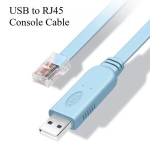 USB to RJ45 콘솔 케이블 노트북 컴퓨터 용 RS232 직렬 어댑터 Cisco 라우터 RJ 45 8P8C 변환기 1.8m 3m