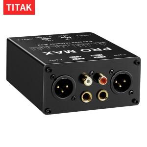 다기능 XLR 오디오 아이솔레이터 RCA 전문 노이즈 필터 2웨이 패시브 액세서리 라이브 방송