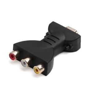 HD 1080P RCA AV-HDMI 호환 복합 어댑터 변환기 오디오 비디오 케이블 HDMI-AV-HD TV BOX 용 USB 포함