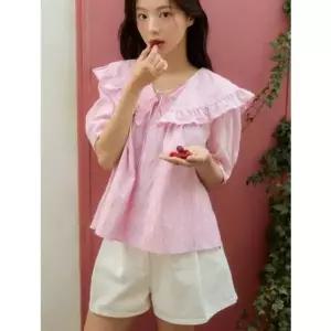 올리브데올리브 투 턱 데님 쇼츠 OJ5XL529 1092148