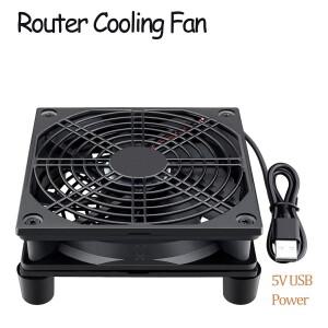 수신기 DVR xbox호환 TV 박스 라우터용 120mm x25mm 5V USB 전원 냉각 케이스 팬