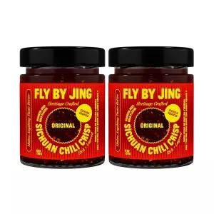 플라이바이징 오리지널 쓰촨 칠리 크리스프 바삭한 마늘과 샬롯을 곁들인 매콤 고소한 무설탕 핫소스 면