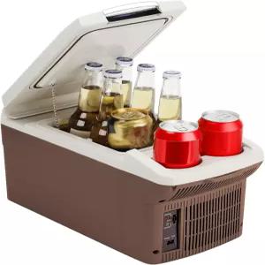 ICEROVER 12V 자동차 냉장고 쿨러/워머 6쿼트 6L 40 F 140 12볼트 DC 110V AC 전기 휴대용 컴팩트 캠핑