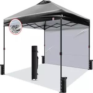 CLAETF 10x10 팝업 캐노피 텐트 10X10FT 블랙