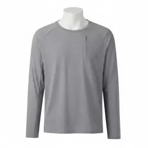 코오롱스포츠 남성 솔라이트 UV 아웃포켓 라운드넥 긴팔 티셔츠 JWTBM26281GRY 3827369 331042