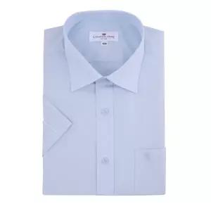 [카운테스마라](광주신세계)일반핏 스킵도비 블루 반팔셔츠 CDCZ2B1201B0