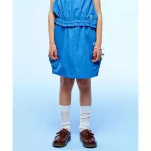 매장정품 리 키즈 LEE KIDS 린넨데님 카고 롱 스커트 인디고 LK2602SR74IN