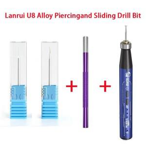Lanrui U8 합금 피어싱 및 슬라이딩 드릴 비트 빠른 제거 나사 도구 MECHANIC GDR2 다기능 전기 연마 펜