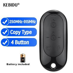 250MHz-915MHz 다중 주파수 차고 문 원격 제어 RF 4CH 복사기 868MHz 433M 호환Hz 경보 시스템 용 고정 코