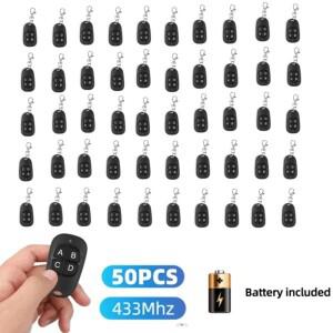 433 Mhz RF 복사 원격 제어 키 433.92mhz 4CH 송신기 복제 코드 자동차 Fob 전기 차고 문 오프너