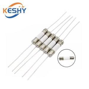 10-100개 5x20mm 세라믹 퓨즈 슬로우 블로우 튜브 (핀 포함) 250V 0.5A 1A 2A 3A 4A 5A 6A 7A 8A