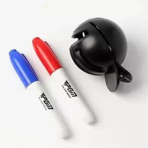 [하프클럽/셀러허브_아웃도어]볼라이너 골프 볼라이너+펜세트 6.5x5cm