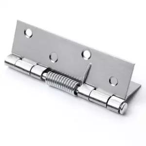 1pc 스프링 경첩 스테인레스 클로저 폐쇄 자체 캐비닛 스틸 내부 도어 하드웨어 DIY A