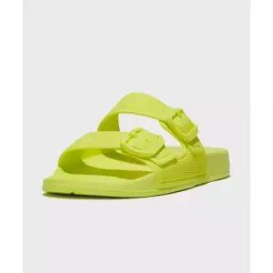 핏플랍 FITFLOP 아이쿠션 버클 슬라이드 Electric Yellow
