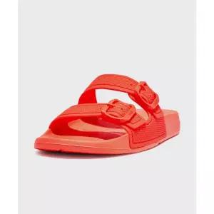 핏플랍 FITFLOP 아이쿠션 버클 슬라이드 Neon Orange