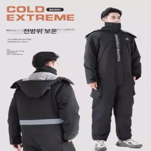 오토바이우주복 방한복 라이더 배달 일체형 겨울