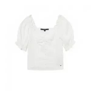 매장정품 게스 GUESS 백 스모킹 퍼프소매 블라우스 YN2W4265 1704350