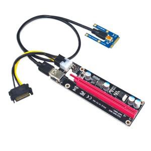 노트북용 미니 PCIe to 익스프레스 16X 라이저 외장 그래픽 카드 EXP GDC BTC 앤트마이너 슬롯 마이닝