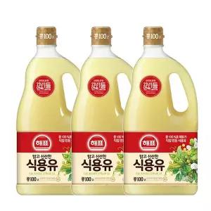 사조해표 콩기름 식용유 1.8L x3개