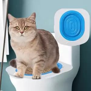고양이 배변훈련키트 트레이 변기 반려묘 화장실 WgB67UiM