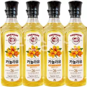 사조해표 카놀라유 500ML 4개