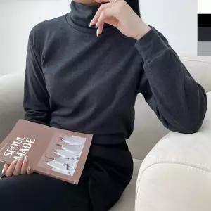여성 기본 면목폴라티 간절기 이너웨어 케쥬얼디자인