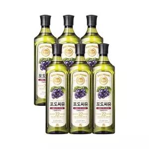 사조대림 해표 포도씨유 900ml x6개