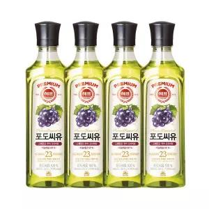 사조해표 포도씨유 500ml x4개
