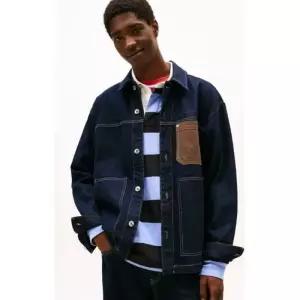매장정품 TOMMY JEANS 타미진스 릴랙스핏 데님 초어재킷 T32G0NJC12TMT1 1711390