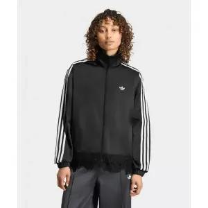 아디다스 ADIDAS 새틴 레이스 파이어버드 루즈 트랙탑 - 블랙 LF2670