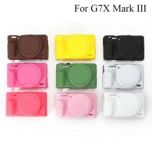 [호환품]캐논 호환 G7X Mark III 카메라 실리콘 커버  보호 스킨 케이스 렌즈 캡 파워샷 브이로그 가방 액