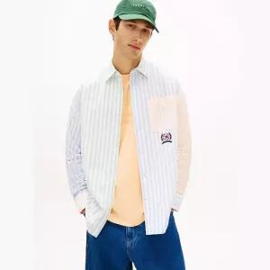 매장정품 TOMMY JEANS 타미진스 남성 펀 스트라이프 옥스퍼드 셔츠 (T32G1WSH11TMT1) 1711382