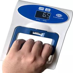 메가와이즈 그립 강도 동력계 프로 - 디지털 핸드 테스터 및 트레이너 265파운드/120kg 고정밀 센서 홈