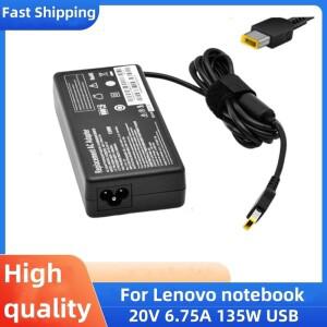 20V 6.75A 135W USB 노트북 Ac 어댑터 충전기 레노버 호환 Y40-70 Y520-15