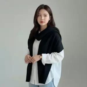 겨울 스트라이프 니트 목도리 남녀공용 커플 방한 머플러 데일리 선물용 차박침대