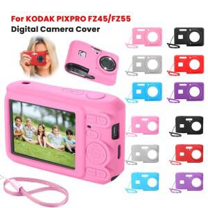 [호환품]KODAK PIXPRO FZ45/FZ55 소프트 실리콘 보호 케이스 카메라 바디 커버 착용 저항 야외 여행