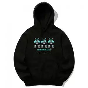 매장정품 TRIPSHION 트립션 MINT CANDY BEAR LOGO 후드티 - 블랙 TRIP23HDBLK006 1578041