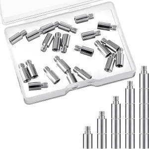 Hotop 40Pcs 스크랩북 확장 게시물 확장자 앨범 액세서리 바인딩 도구 포스트바운드 리필 가능한 사진