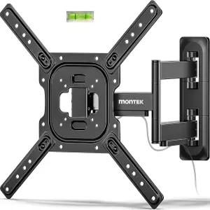 23~65인치 평면 및 곡면 TV와 모니터 스위블 틸트 관절 브래킷 Max VESA 400x400mm 최대 77파운드까지 견딜