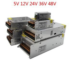 조명 변압기 DC 5V/12V/24V/36V/48V 스위치 전원 공급 장치 어댑터 LED 스트립 드라이버 램프 60W 100W