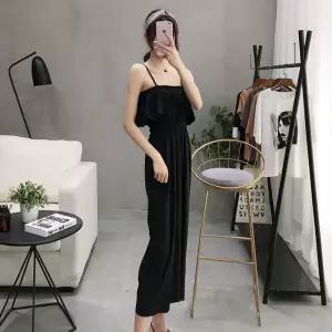 셀럽하우스 여성 CTDO1891 끈나시 여름 점프수트 7부기장 여자점프수트