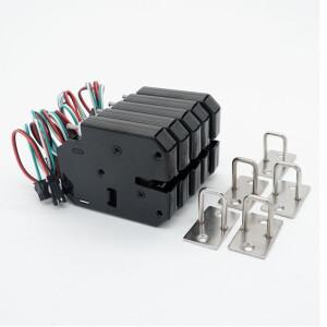 5pcs 12V Mini 호환 Solenoid Electromagnetic Electric Control Push-Pull Cabinet Drawer Lock with Boun